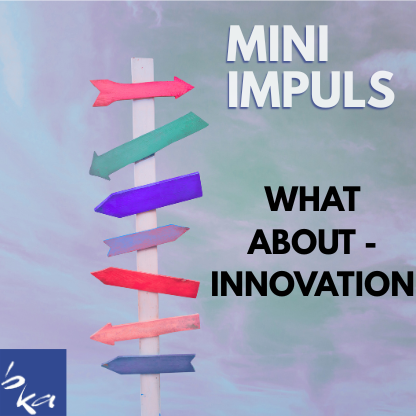 ein Wegweiser mit vielen bunten Pfeilen, die in alle Richtungen zeigen. Das Logo des bka in der linken unteren Ecke